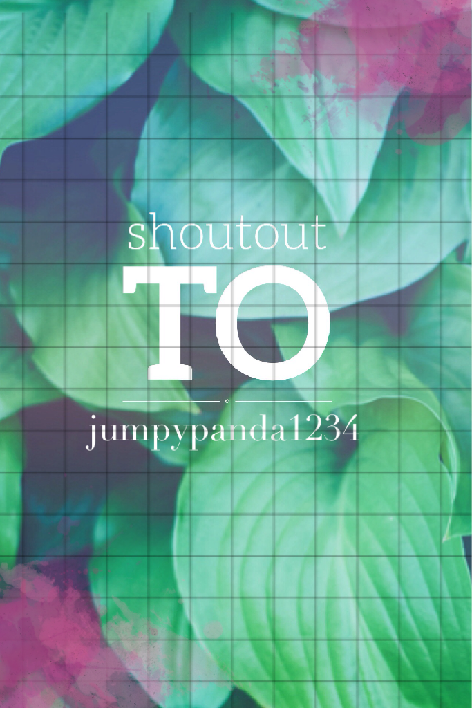 Shoutout to jumpypanda1234