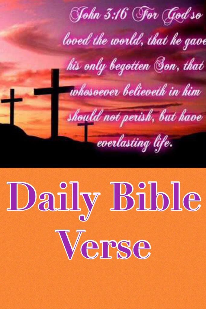 John 3:16-daily Bible verse