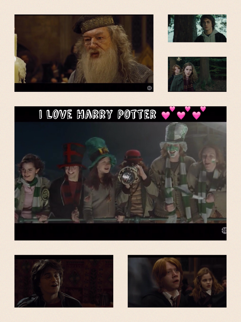 I love Harry Potter 💕💕💕