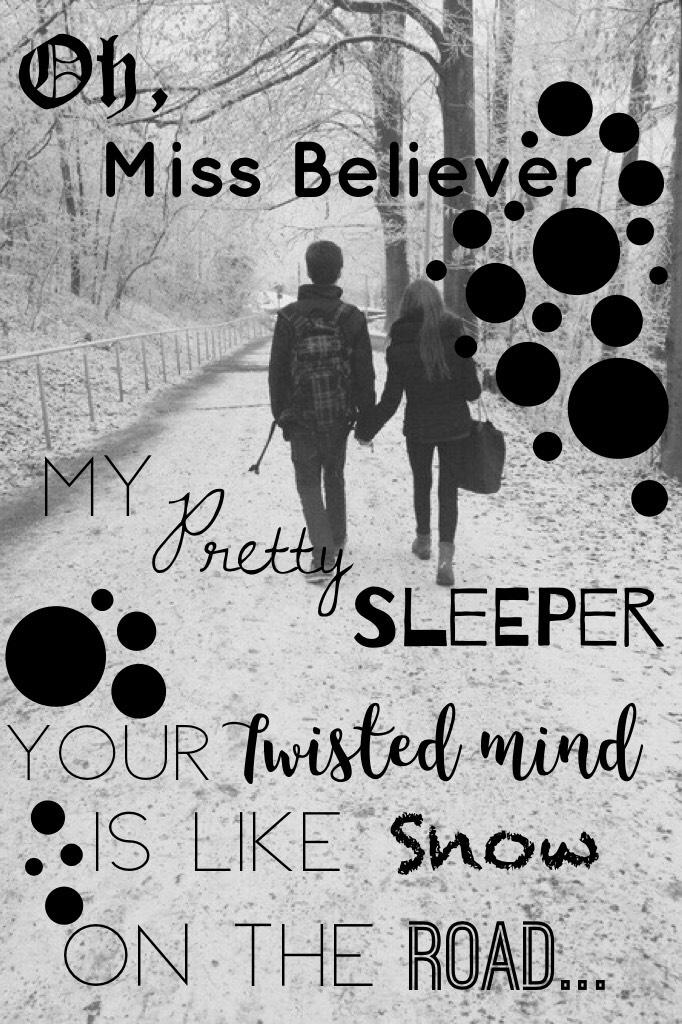 Oh Ms Believer by TØP😂😏😍by grc_Peaches and please go enter my contest and thank you for helping me get to 1k😂🤗😏😉😍😏👍🏻😎