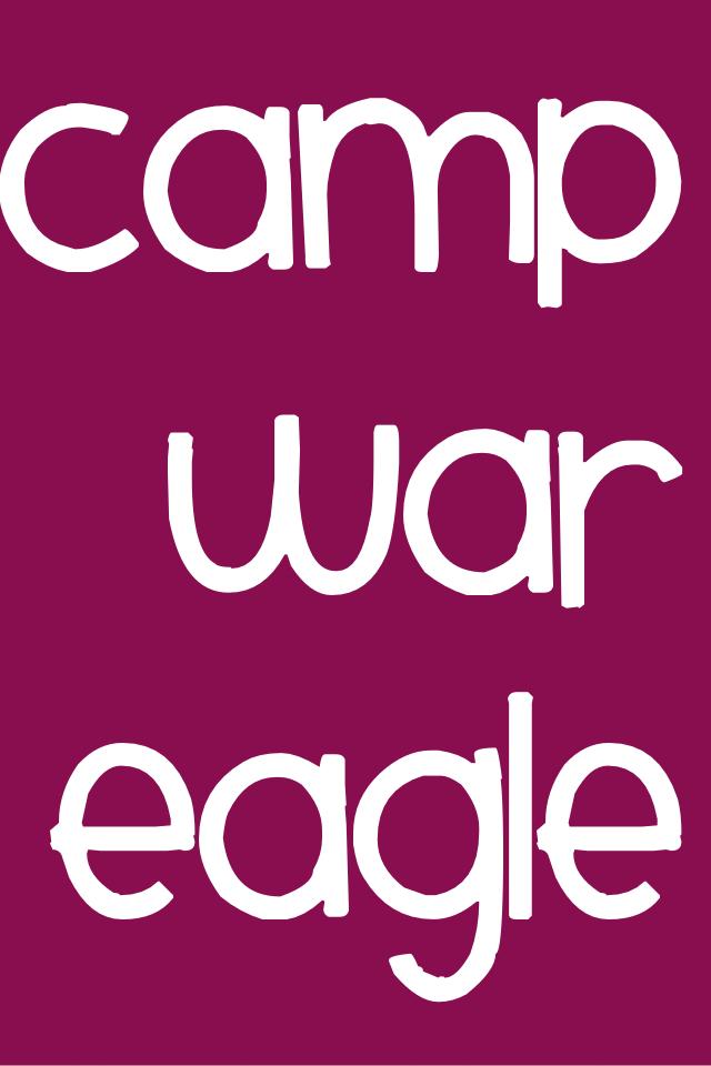 Camp war eagle