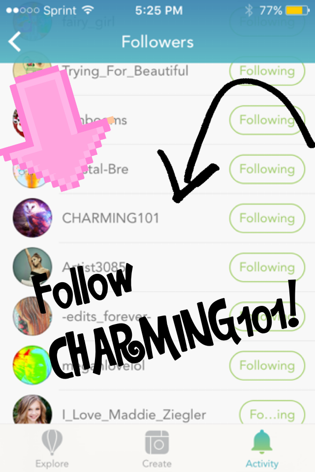 Follow her! She was my 100th follower!!