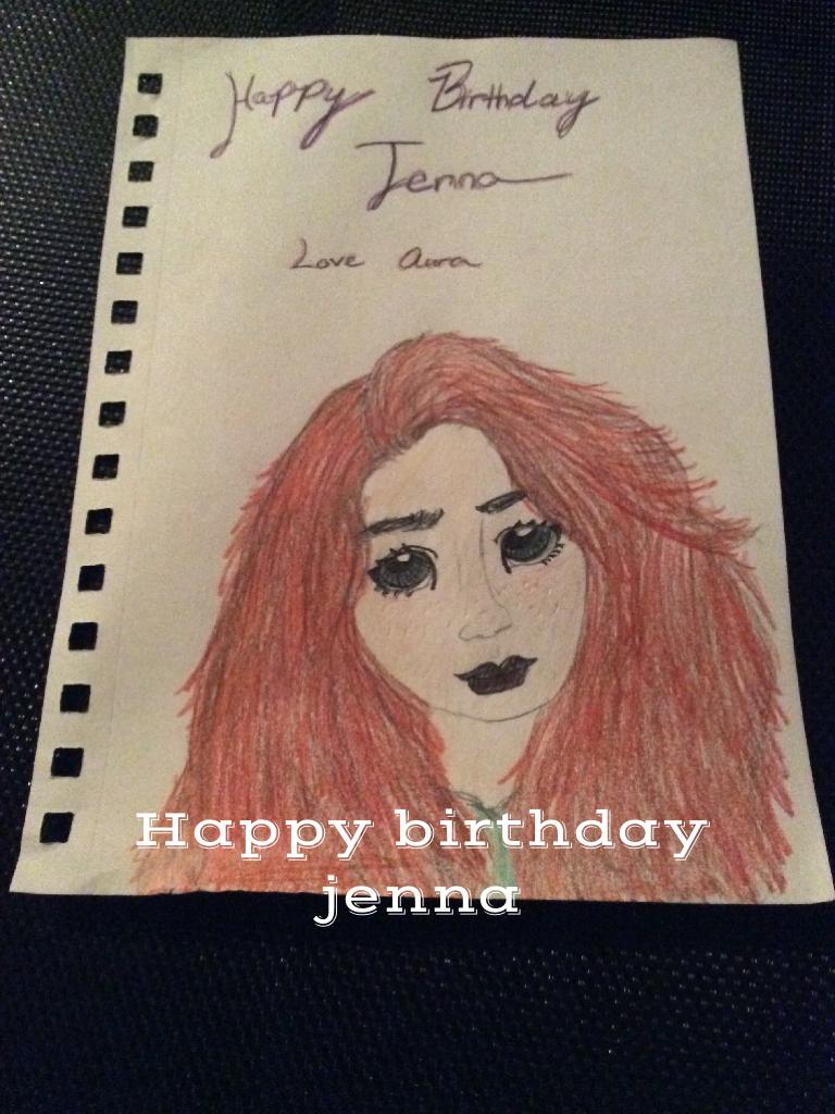 Happy birthday jenna