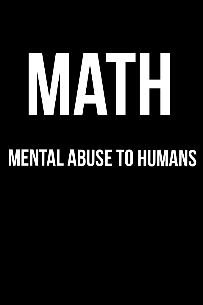 The definition of Math