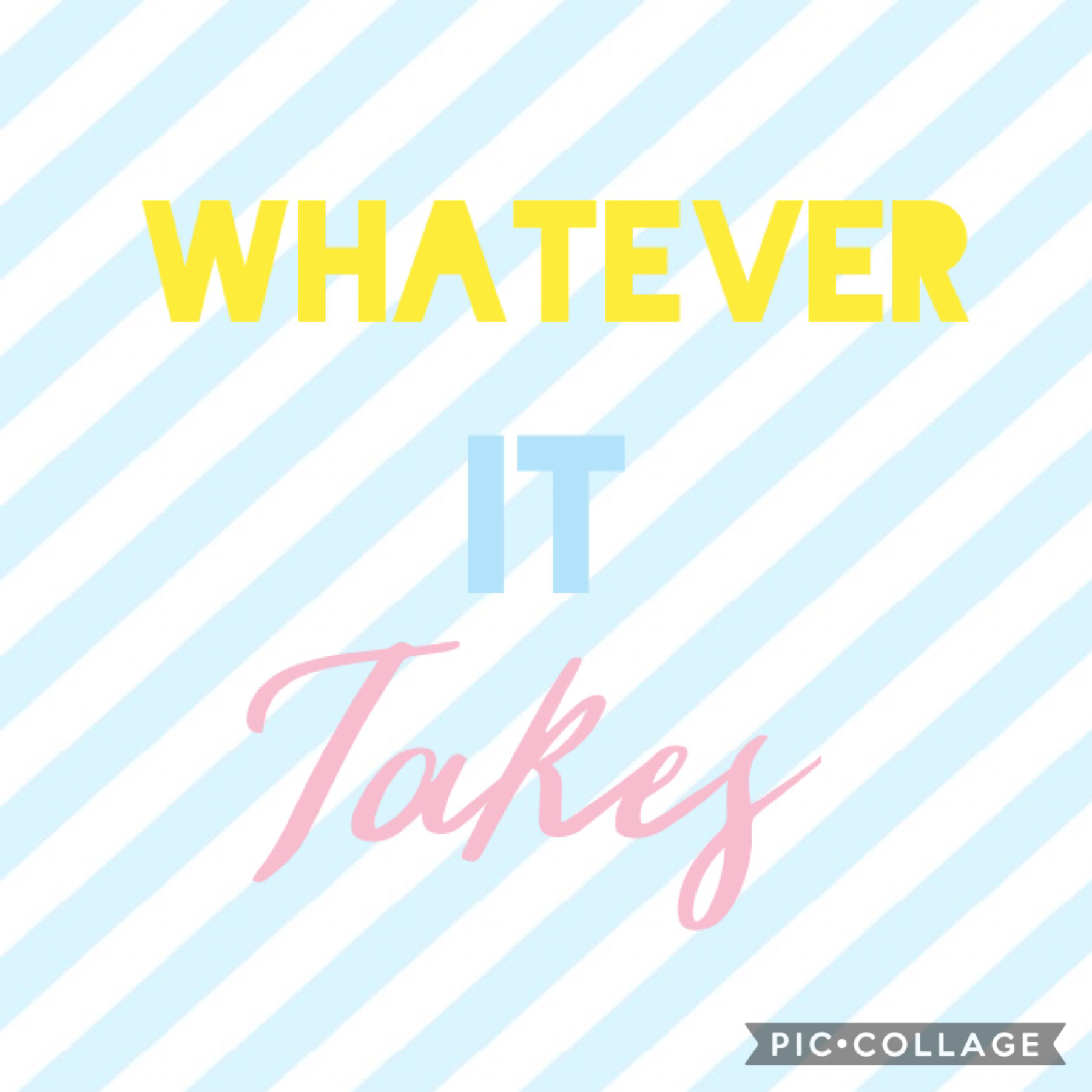 TAP
Whatever it takes! 🎀