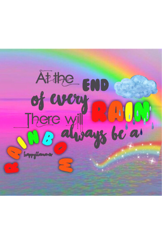 You had your 🌧 now it's time your 🌈 A lot of people tell me
That I copied this quote of of them but this is actually a very famous one!👑