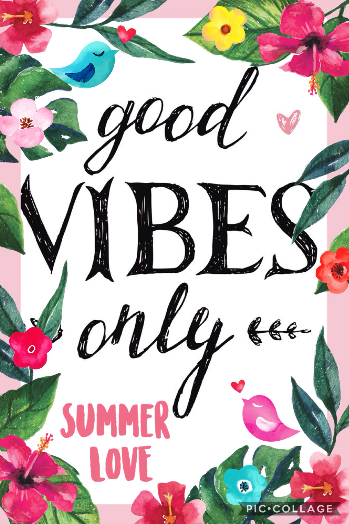 Being positive and keeping the good vibes, only is a happy way to spend the summer! 😉❤️