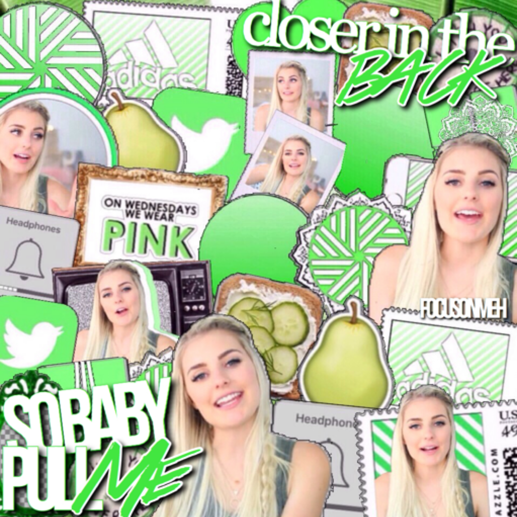 Tap cutie🍰
Sorry I haven't been on this account for agess😁😂 I'll try to be more active☀️ This is just a quick Aspyn green edit🛍 have a nice day💗