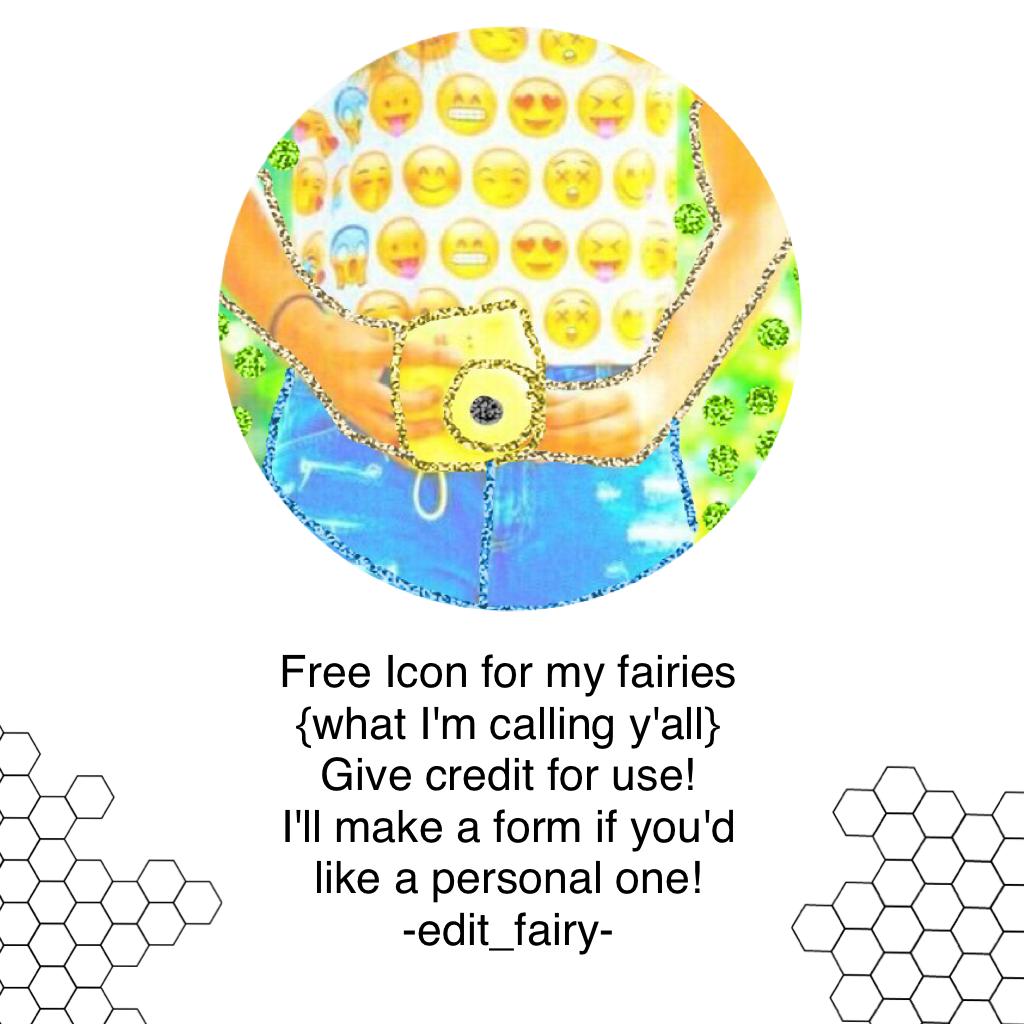 🌸TAP🌸
Free Icon for my fairies {what I'm calling y'all}
Give credit for use! 
I'll make a form if you'd like a personal one!
