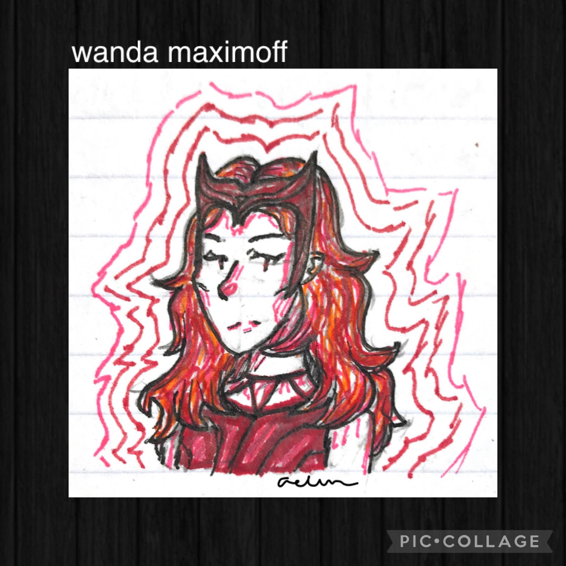 eeeee (tap)

aaah the end of wandavision was 👌!!! also wanda’s scarlet witch outfit definitely didn’t  make me question my s✔️xual orientation again shhhh