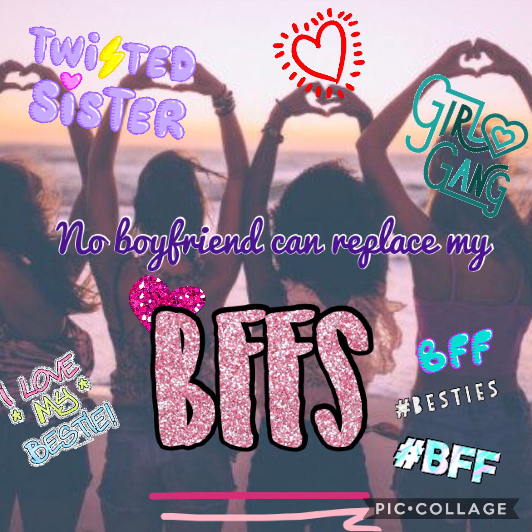 No boyfriend can replace my BFF’s! Tag your BFF❤️