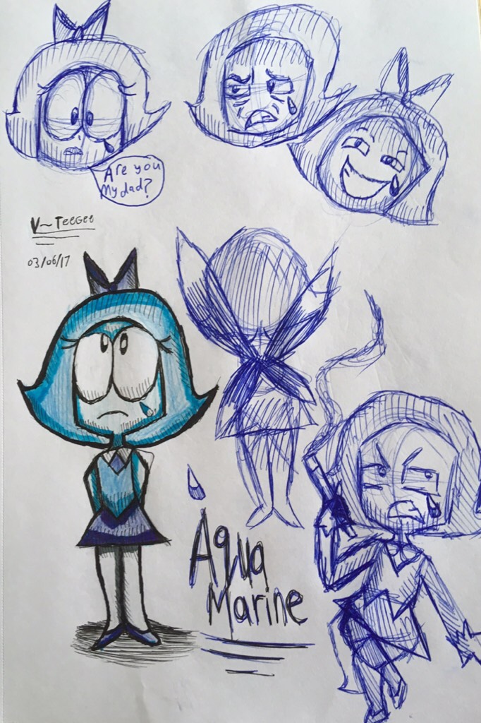 I did this Aquamarine fan art weeks ago but never posted it