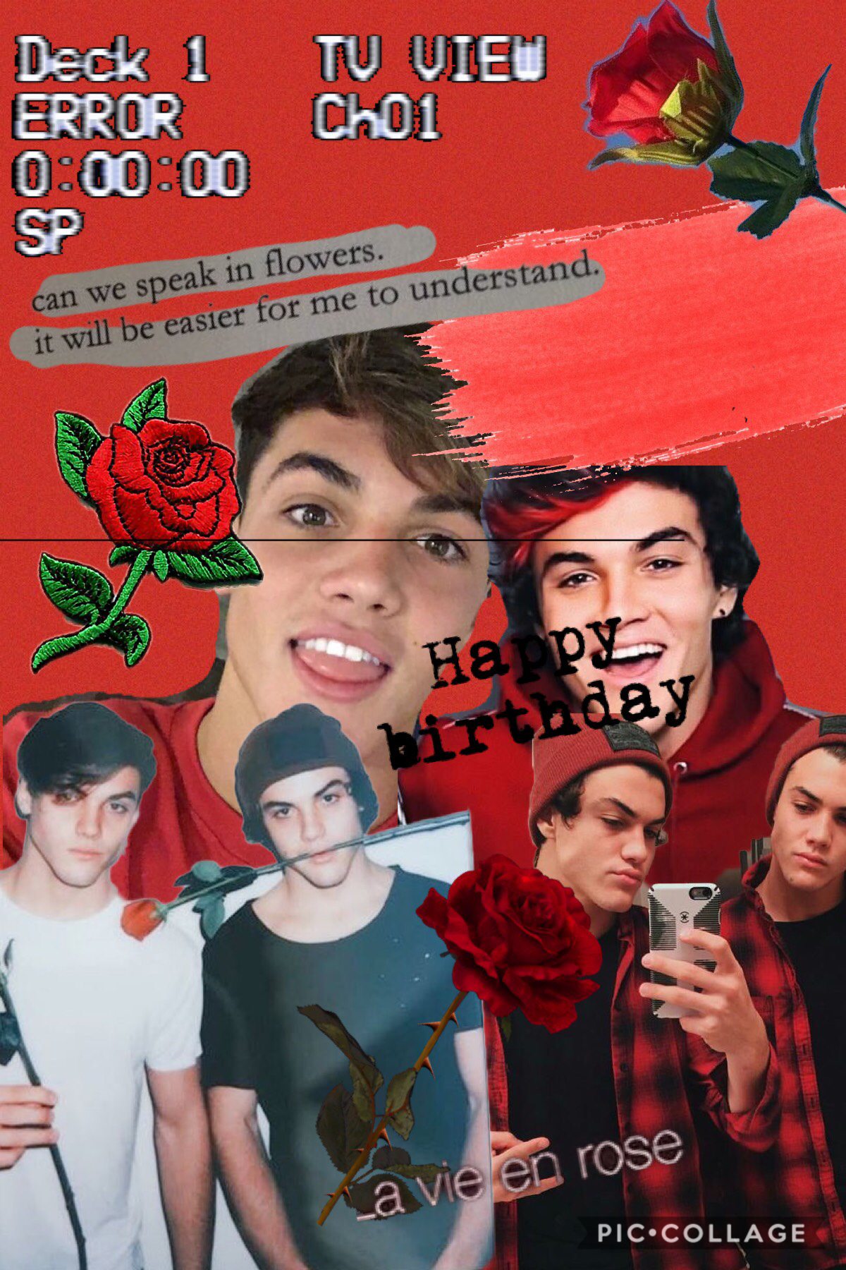 Happy birthday to the Dolan twins! I know their birthday was yesterday but I didn’t have time to finish the edit. I love you guys so much. Everytime you post a video it makes me smile.