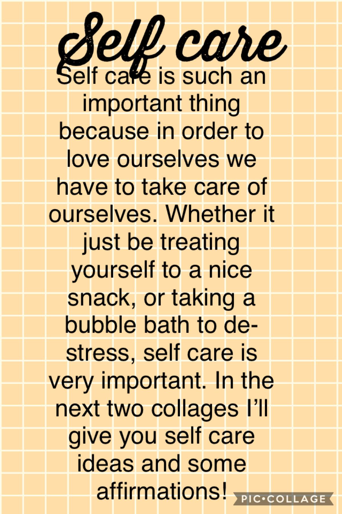 Let’s make July self care month 💖