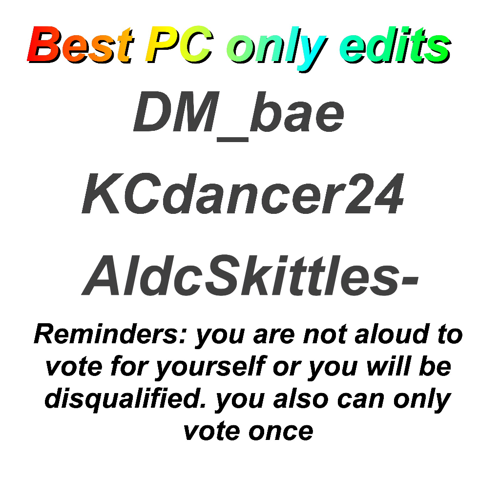 vote for your favourite PC only editor 