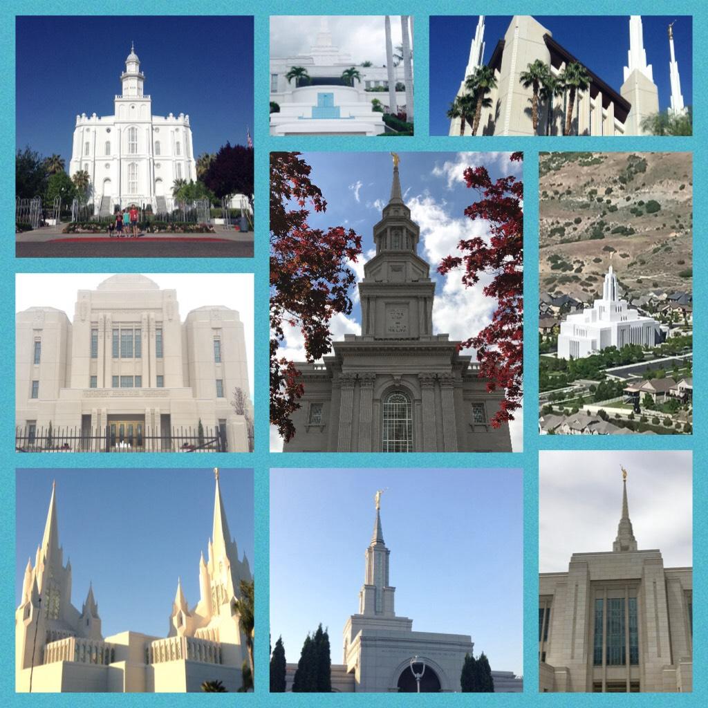 Beautiful College of LDS temples!