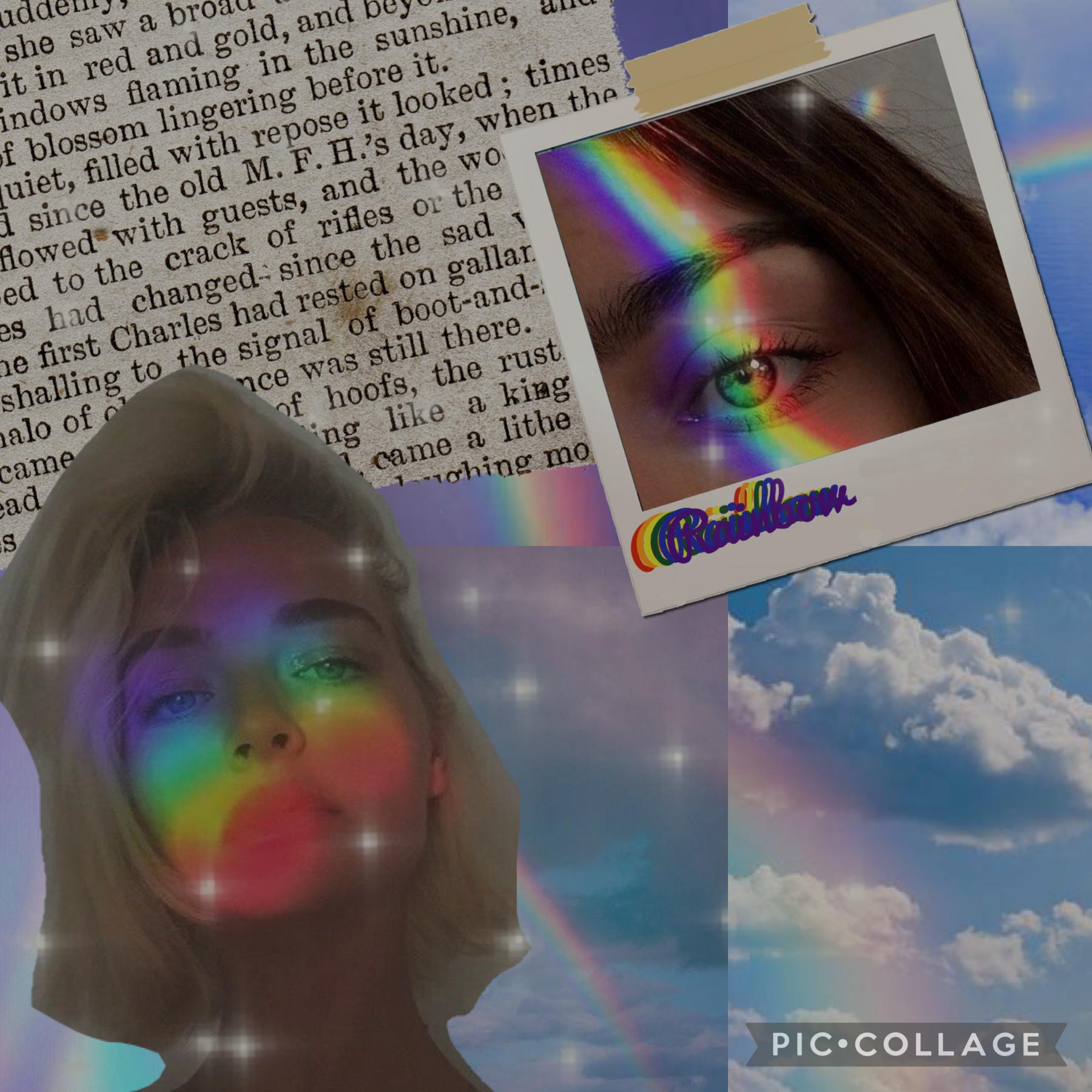 Rainbow collage 🌈✨