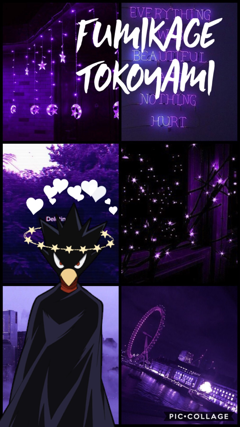 💜Fumikage Tokoyami💜

My friend requested that I make her a wallpaper for her art project so I made this bc Tokoyami is her favorite character 