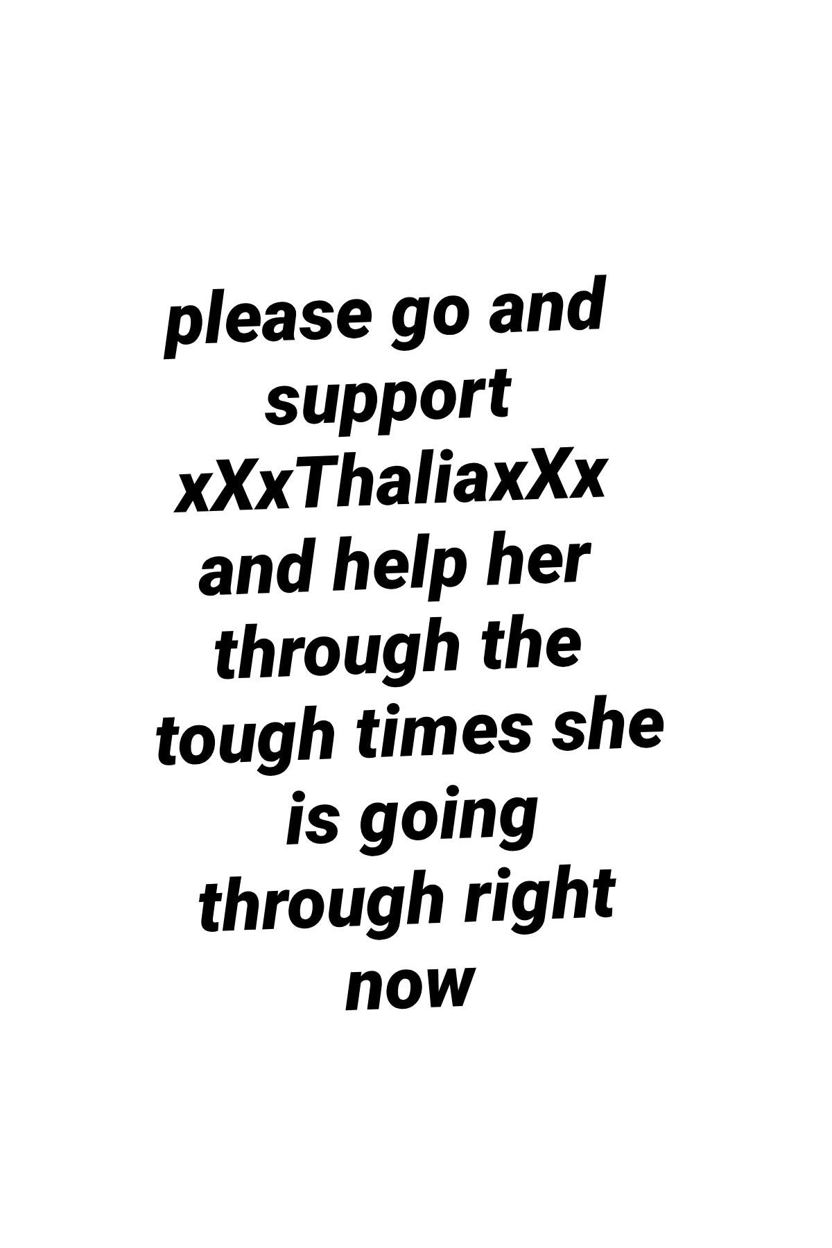 please go and support her
