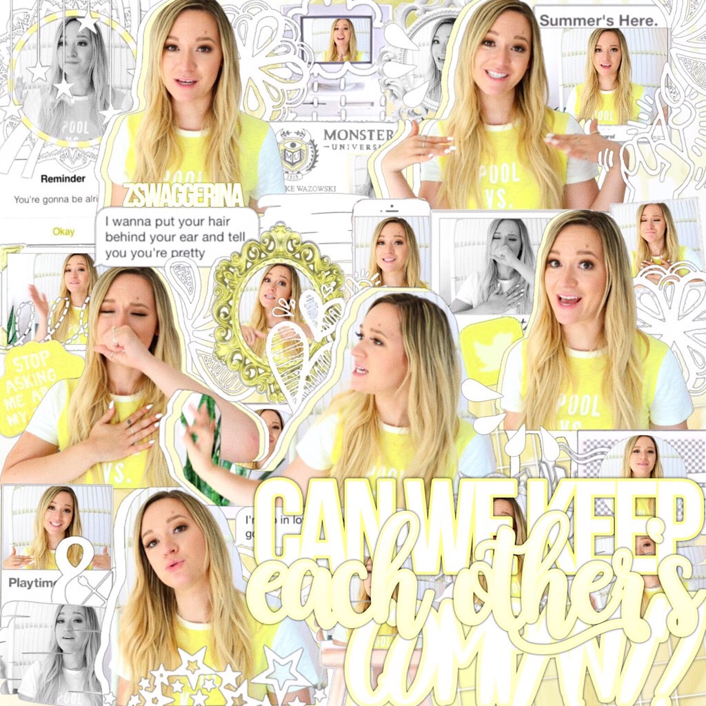 back at the complex edit game this time with the queen alisha marie!! 😊💛  I love this yellow theme I swear ♡. plus this looks great i'm proud of me 👏🏻👏🏻

also my pc isn't blurry anymore!! I'm so happy i can finally edit and post from my own ipad! 😻

Byee 