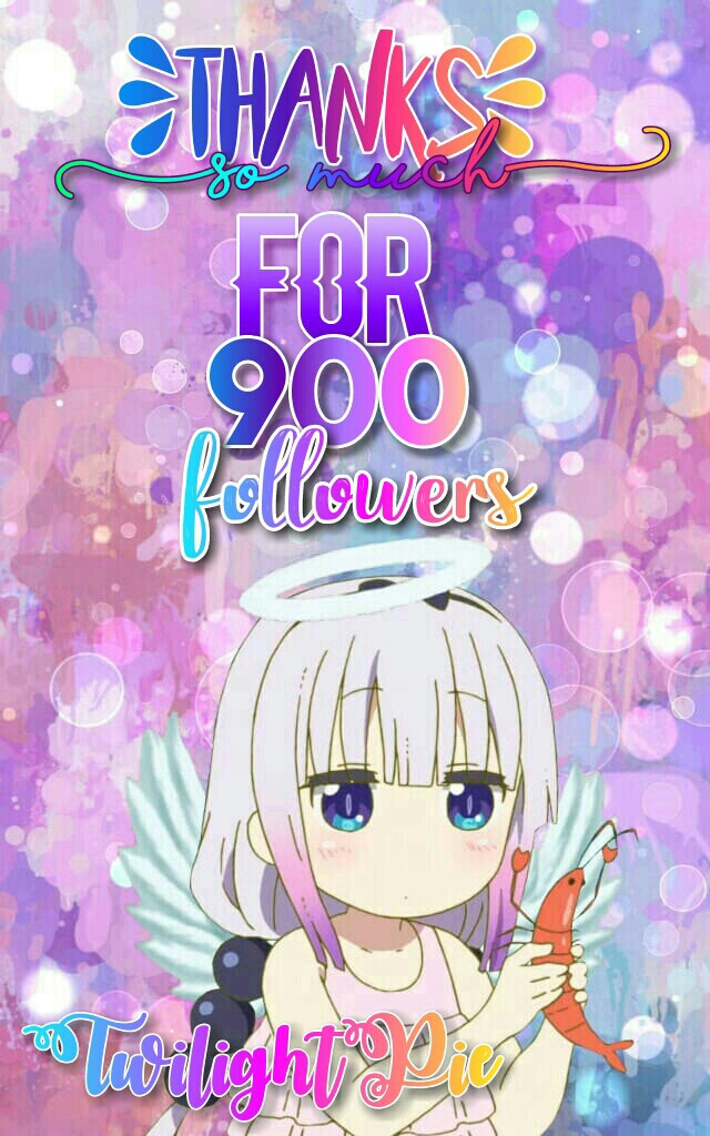 Thanks so much for 900 followers!You guys are amazing,I wouldn't be here without your support! I hope we can mak it to 1K this month.I Love You♥Have an awsome day!