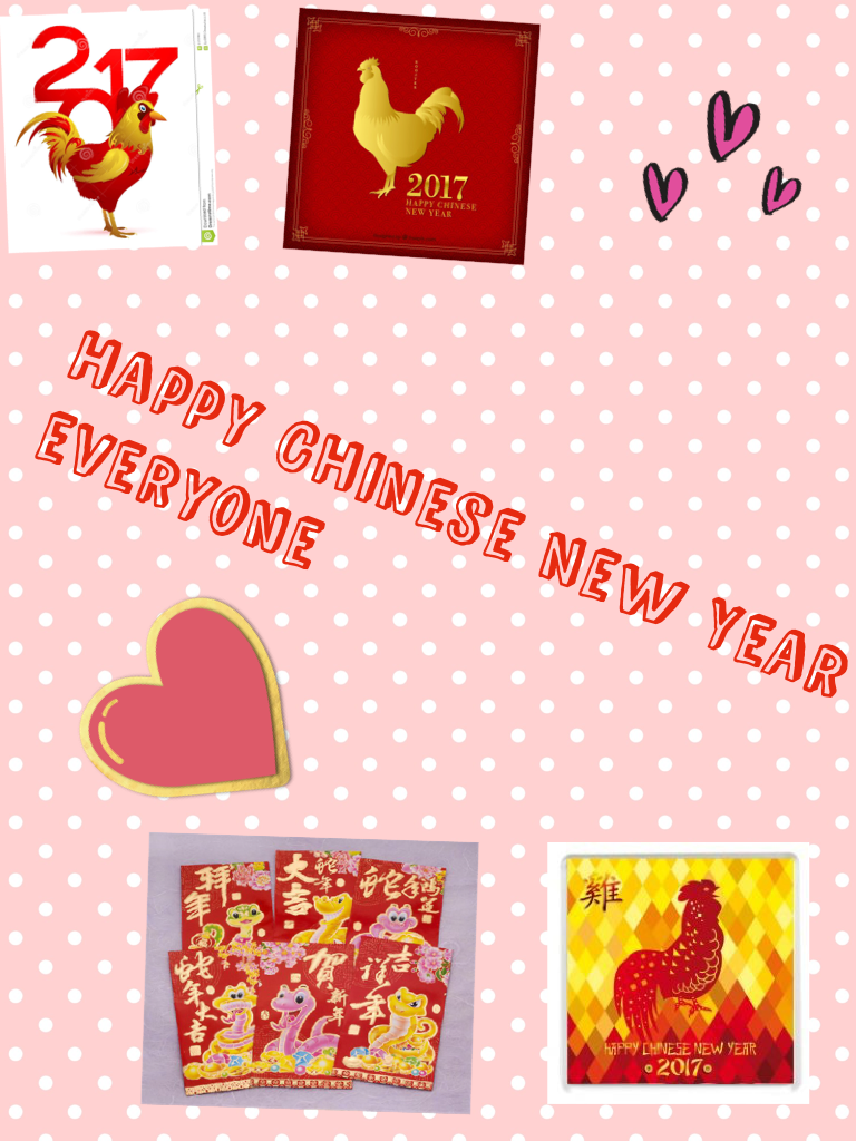 Happy Chinese New Year everyone 