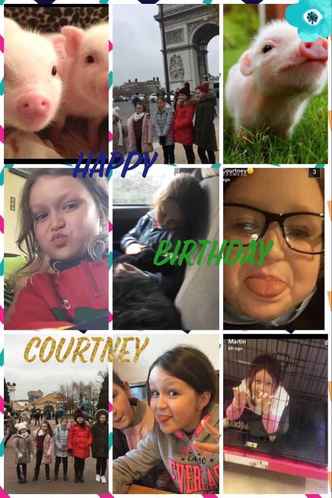 Happy birthday Courtney 