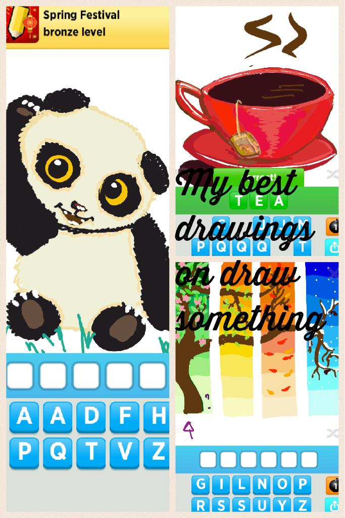 My best drawings on draw something #followme
