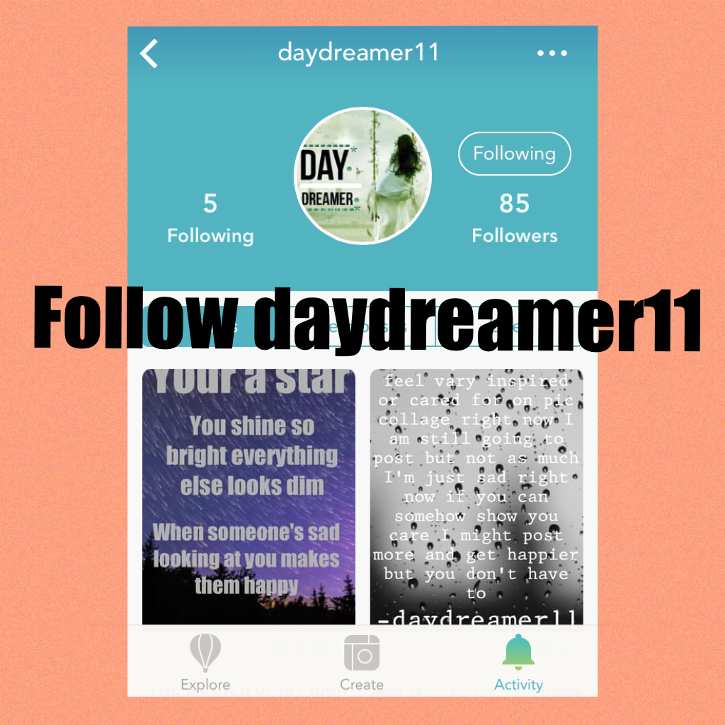 Follow daydreamer11!