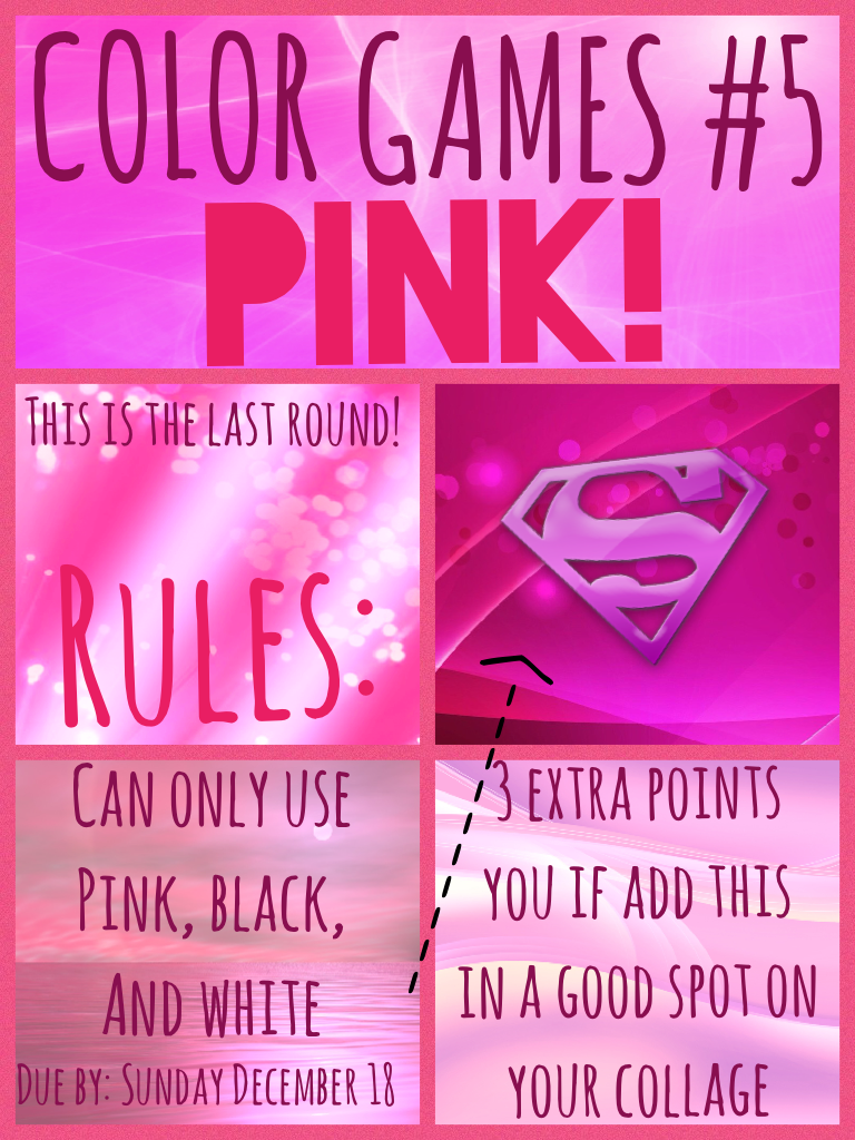 Color Games #5- PINK 🎀