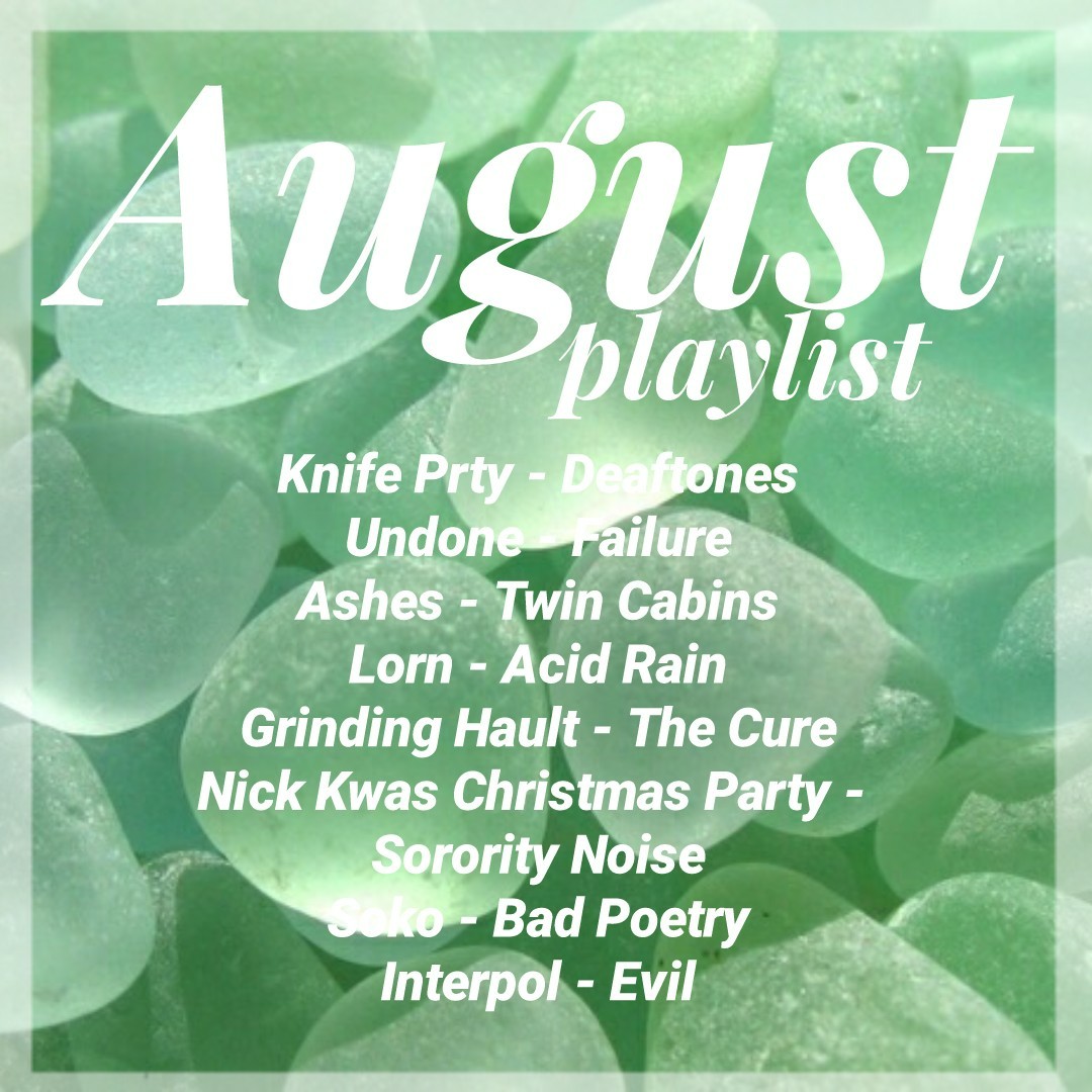 ----
Regular edits will begin again tomorrow (hopefully), just putting a few simple collages out there. Here's the August playlist, my Spotify as usual is _spacemonkey_