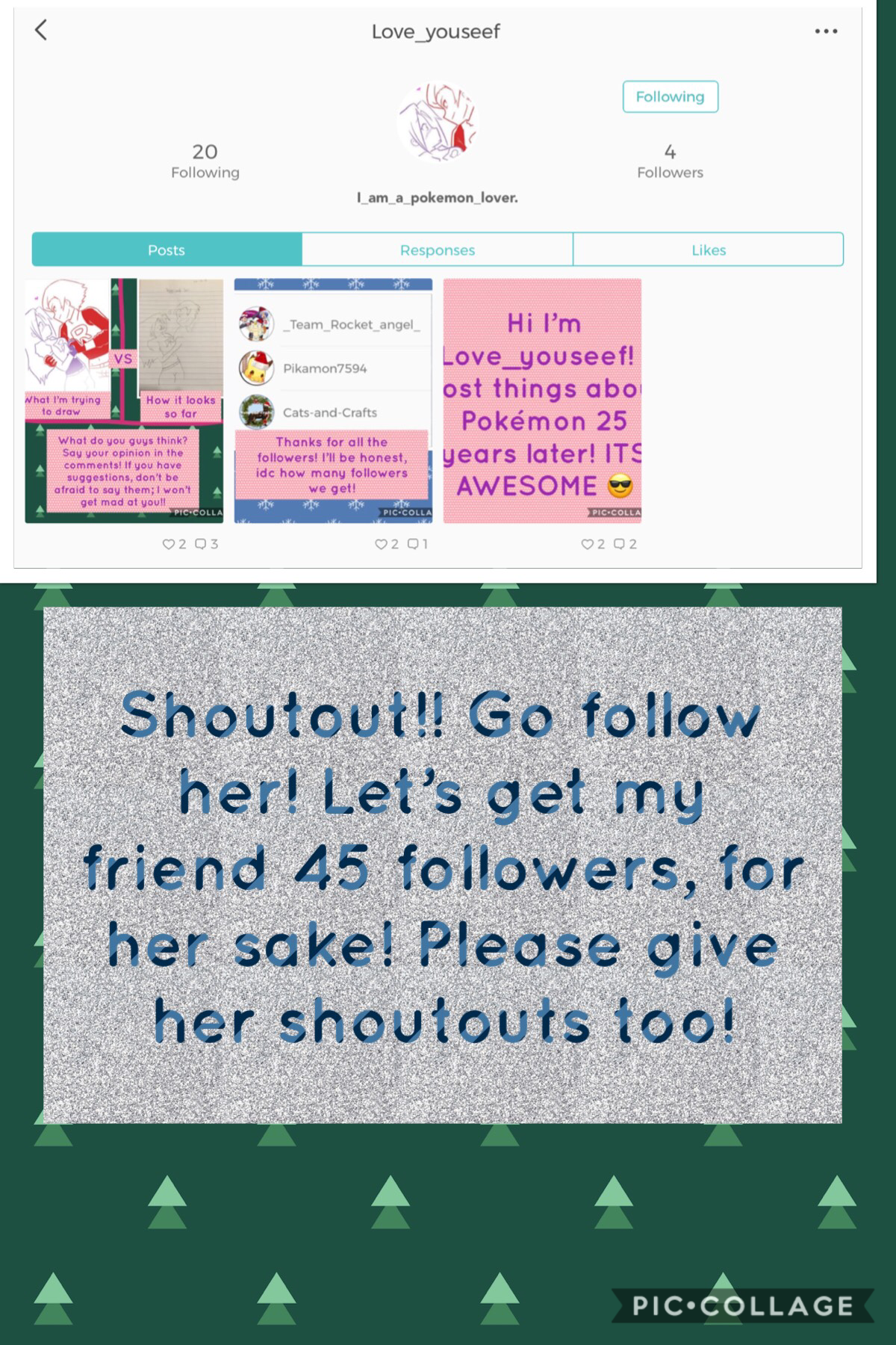 Give her some shoutouts!!