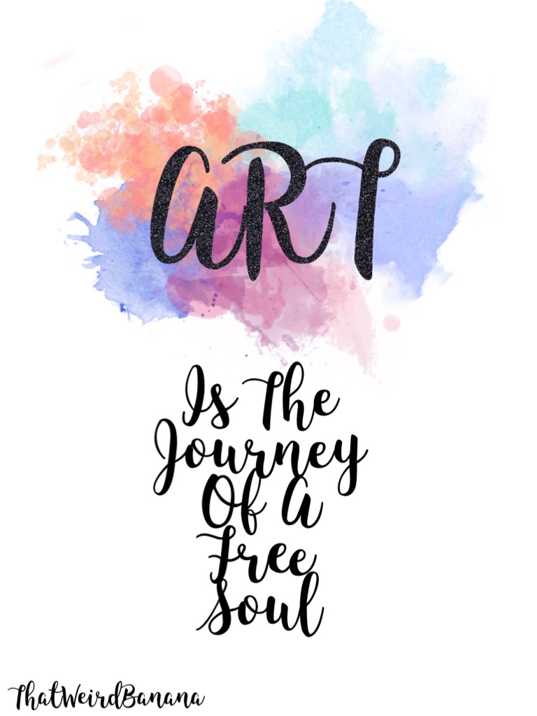 "Art Is The Journey Of A Free Soul" - Alev Oguz