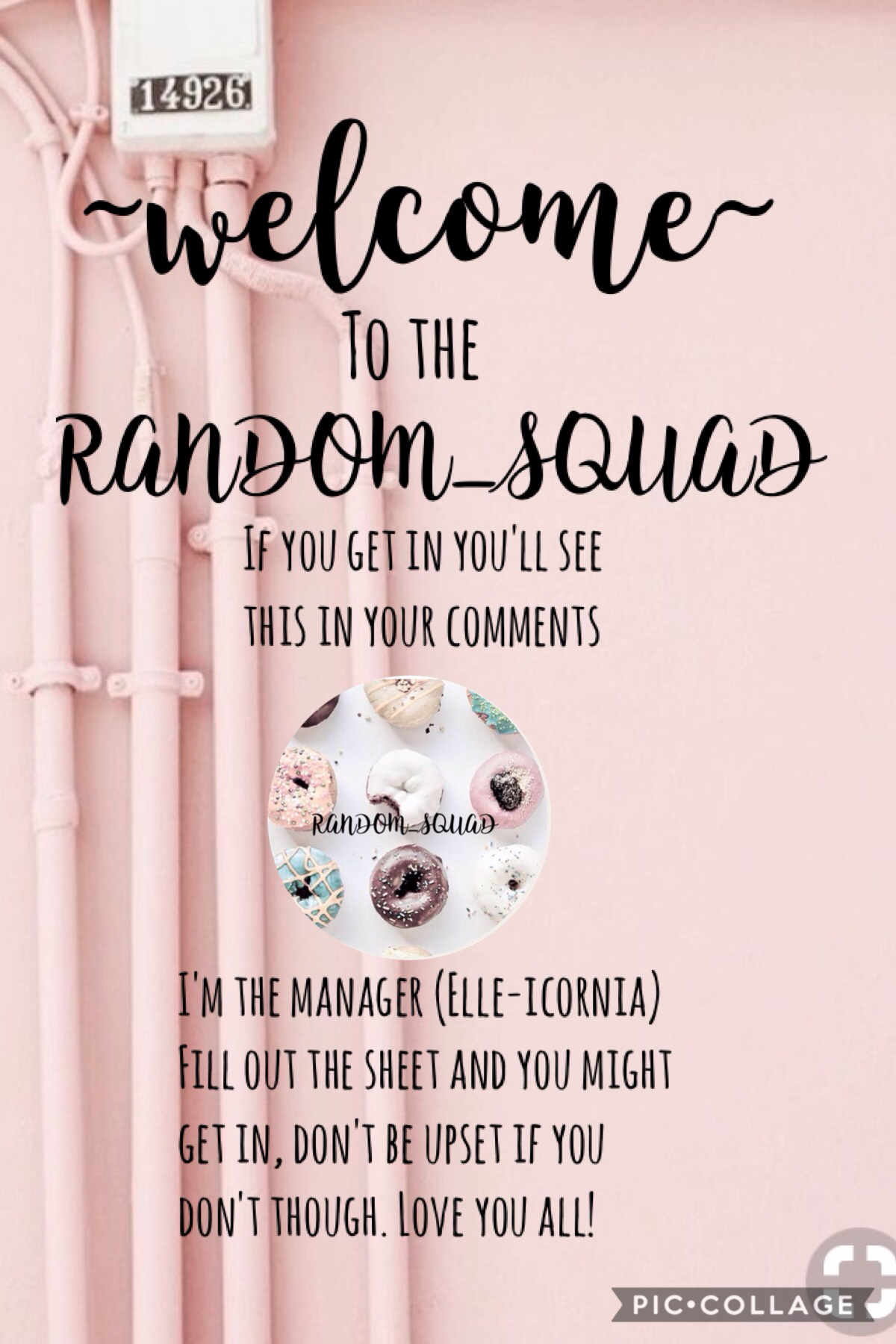 ~TAP~
This is a very random squad called the RANDOM_SQUAD made by me (Elle-icornia)

🎉🎉🎉🎉