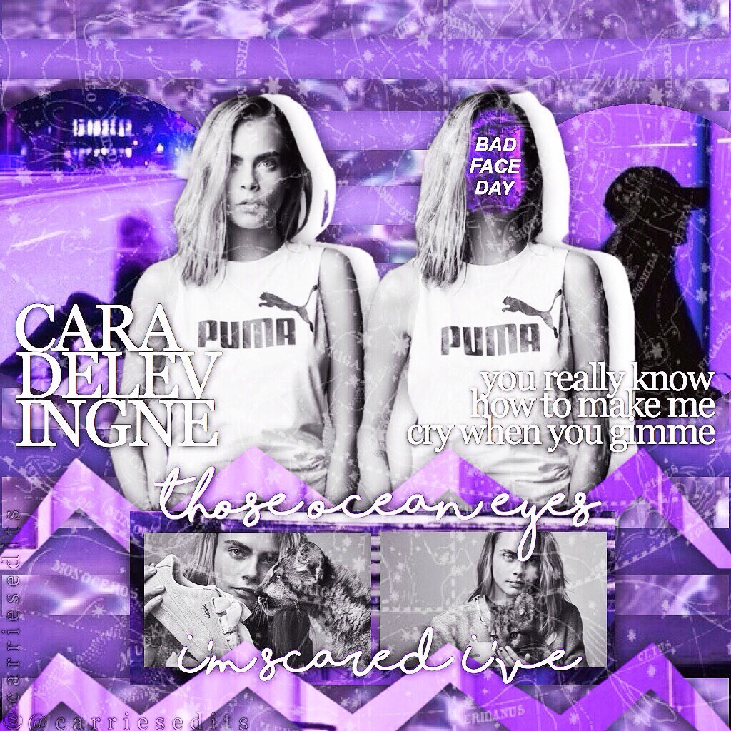 Cara Delevingne more like Cara DeleQUEEN 💜💜

(I think I've said that before)