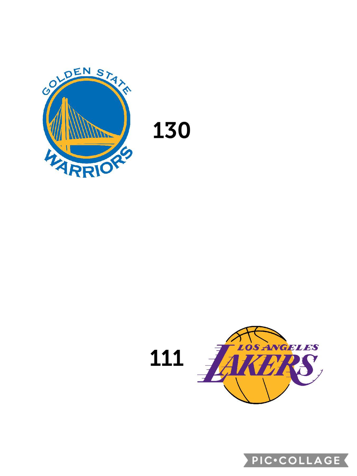 Warriors took on the Lakers on Monday and happily took the 19 point victory!