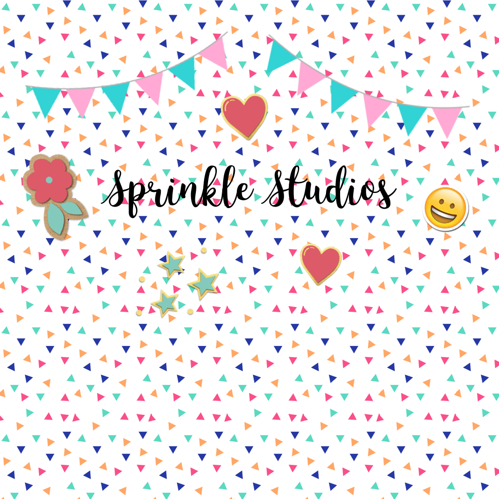 I have a YouTube channel, and it's called "Sprinkle Studios." This is going to be my intro picture, and I think it's pretty cute. 