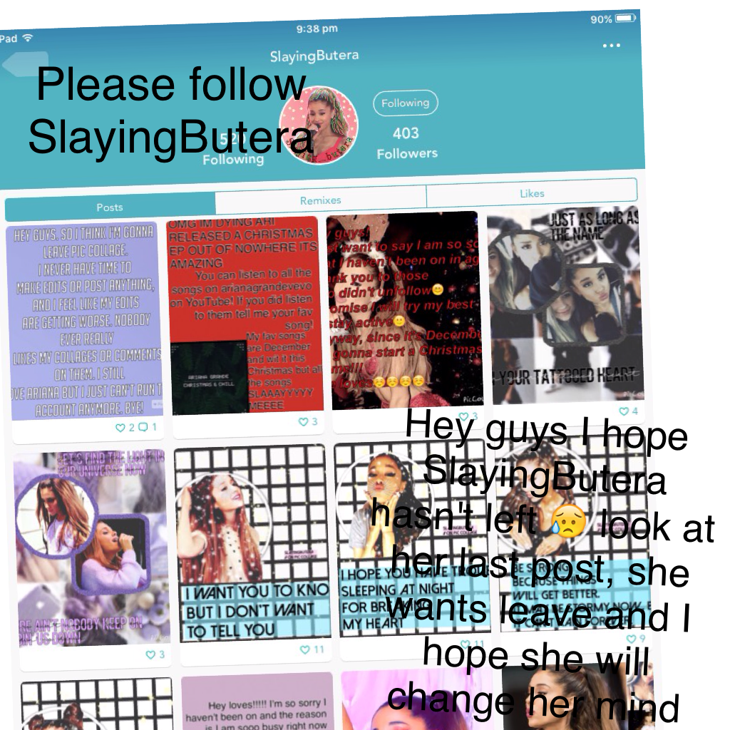 Please follow SlayingButera