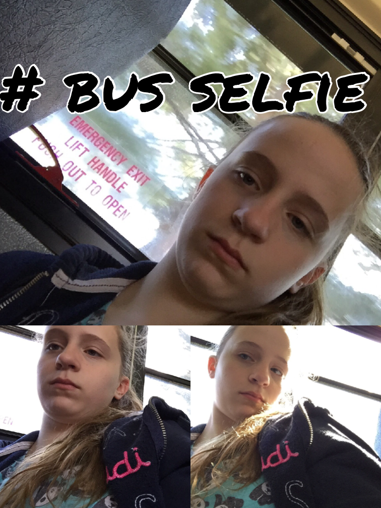 # bus selfie