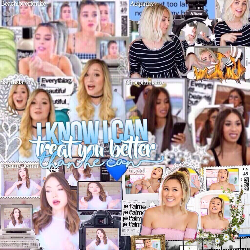 Mega collab with these lovelies!😍☺️️
Thank you to all the people who participated in this and thank you bbysel for also doing the text!!!🙏🏻😘😍☺️👌🏻💞🎉😆😱