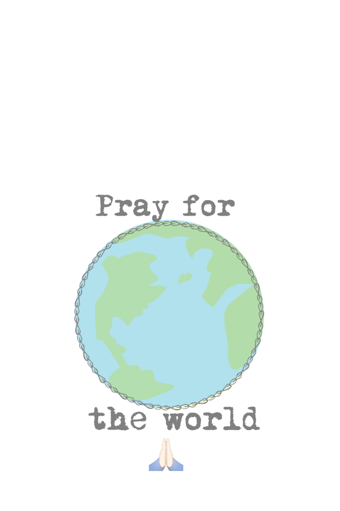 There has been way to many terrorist attacks all over the world so why not pray for them all🙏🏻💕
