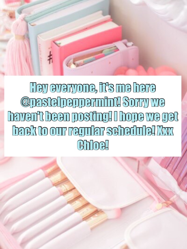 🌸CLICK!🌸


Hey everyone, it's me here @pastelpeppermint! Sorry we haven't been posting! I hope we get back to our regular schedule! Xxx Chloe!