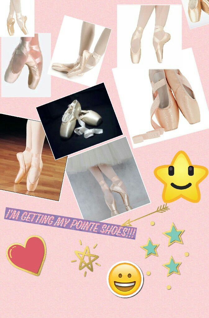 I'm getting my pointe shoes!!!