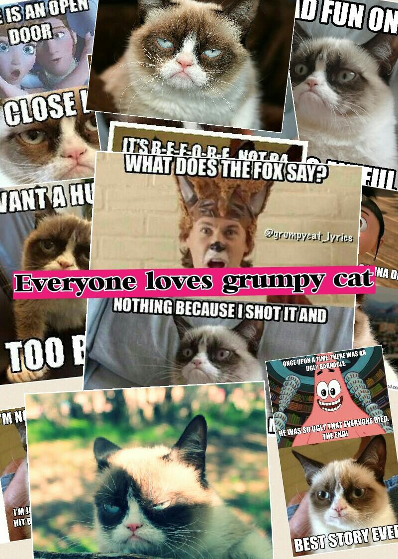 Everyone loves grumpy cat😘😘 #tell me if you like grumpy cat I sure do!!