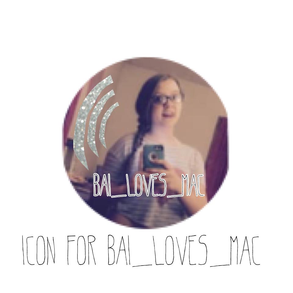Icon for bai_loves_Mac! Hope you like it :)