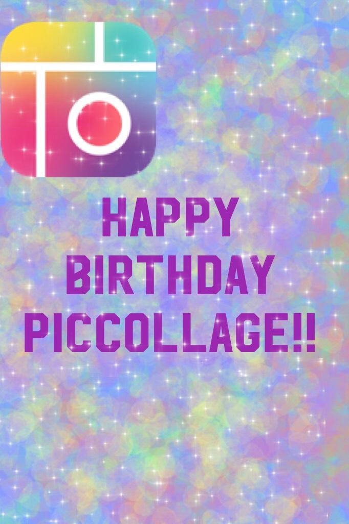 Happy birthday PicCollage!! I love this social media so so so so so so so much❤️