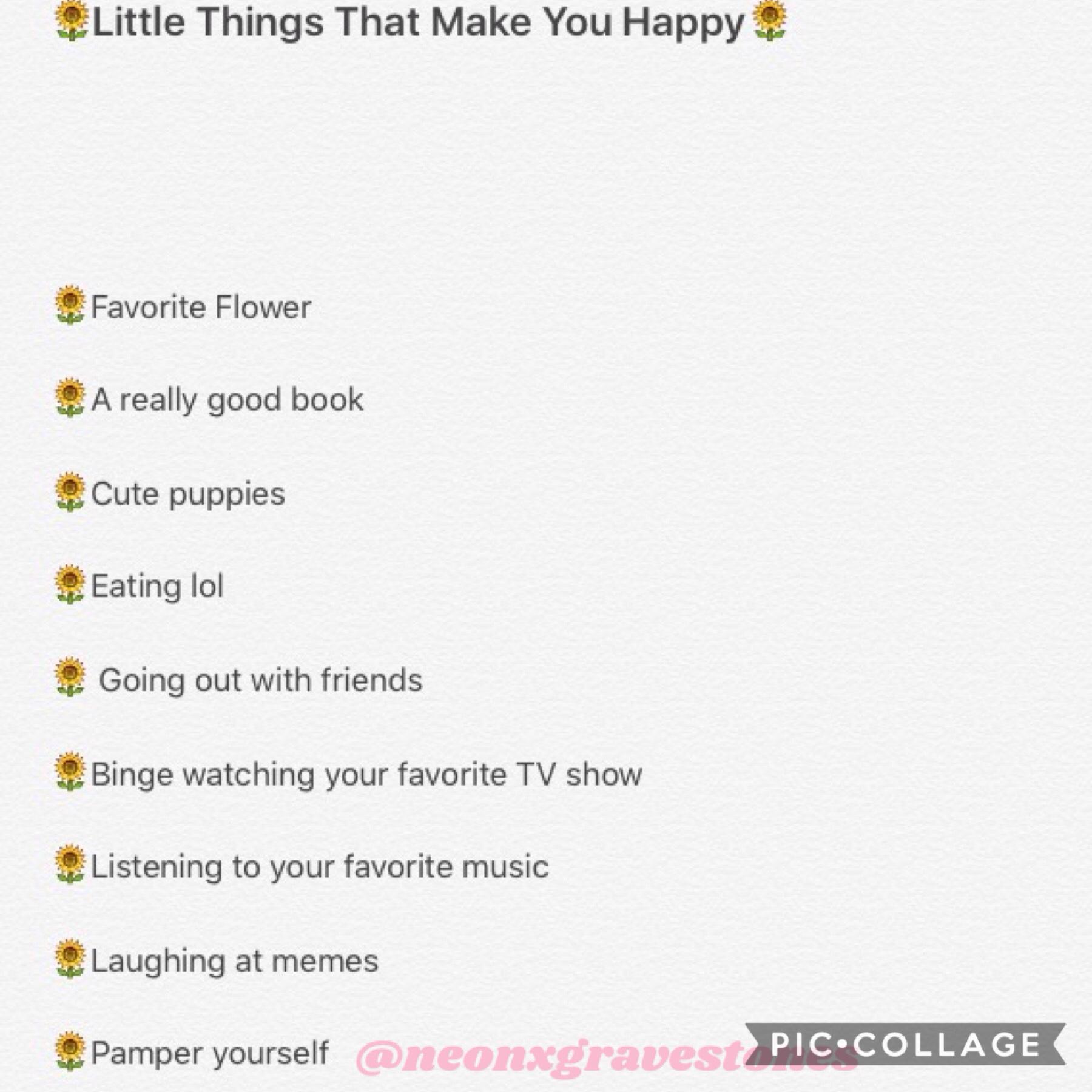 Tip Monday! Just some things that can make you happy 💕