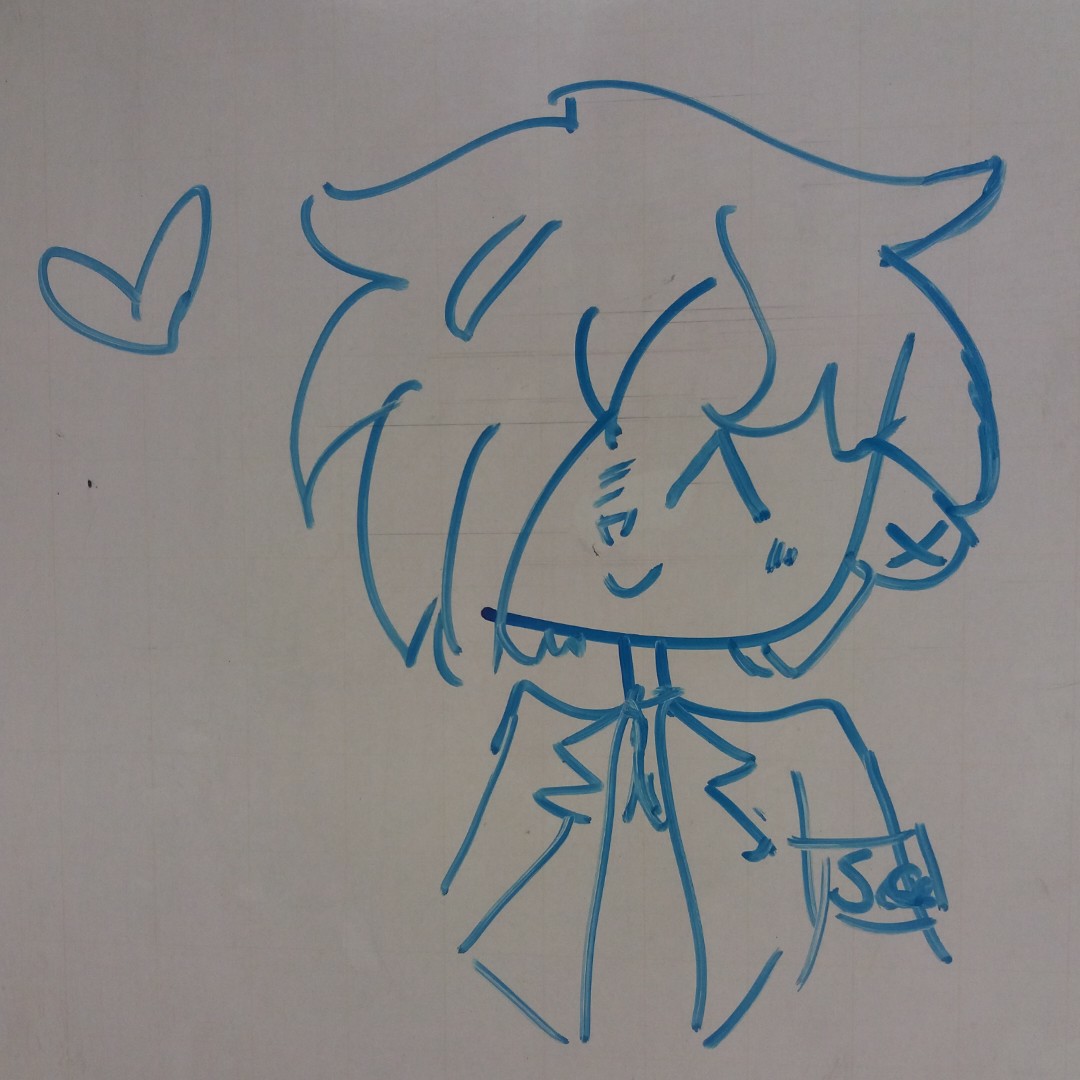 tAp
omg its a lil Makoto Yuki from whiteboard why does this look really cute wha

uwu