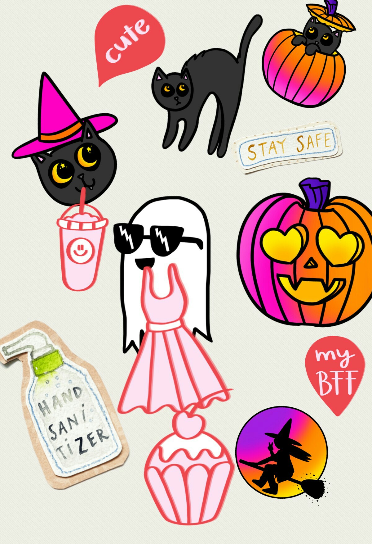 I texted stickers!