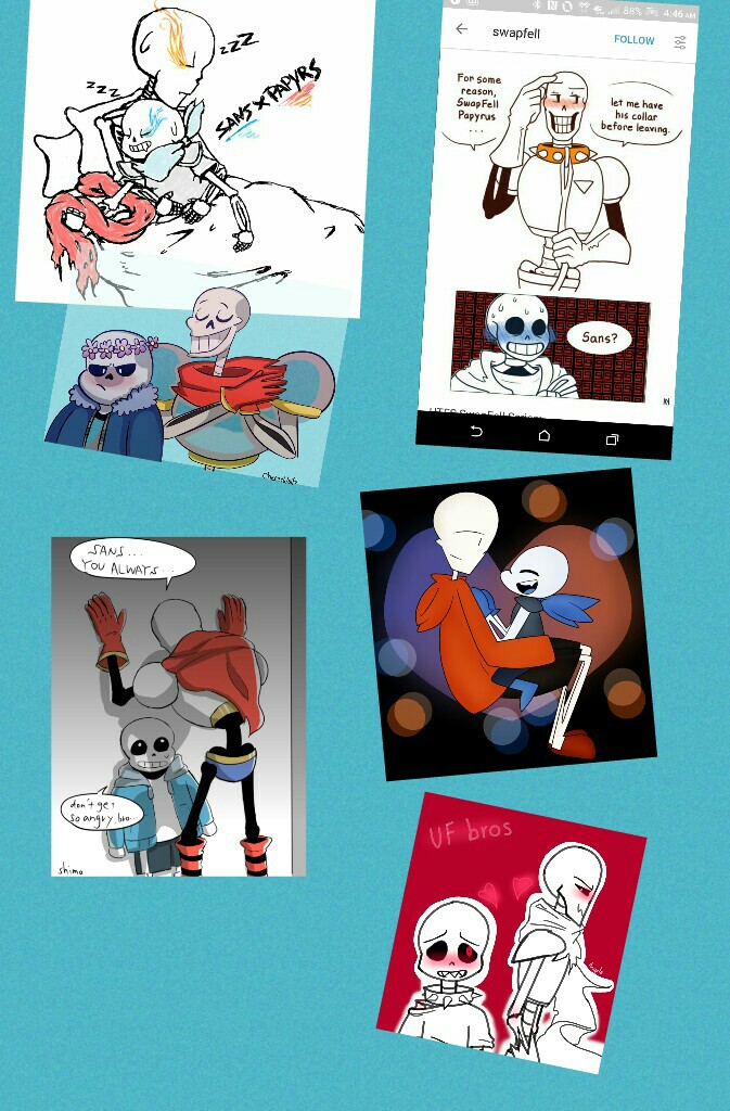 I ship it * looks up pictures of Swap Sans x papyrus and show BlueberrySansstar* 